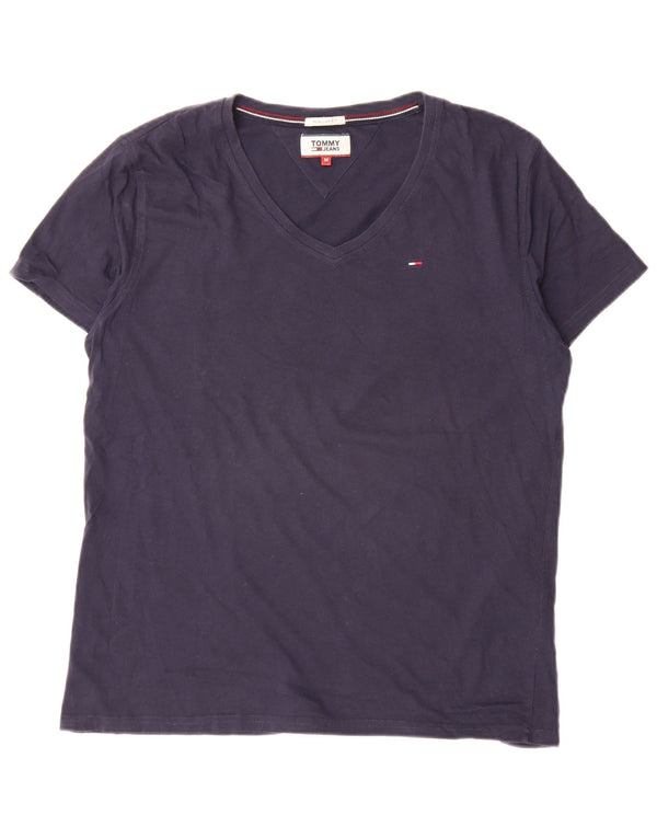 Tricou Tommy Hilfiger pentru bărbați, cu croiala normală, top mediu din bumbac bleumarin