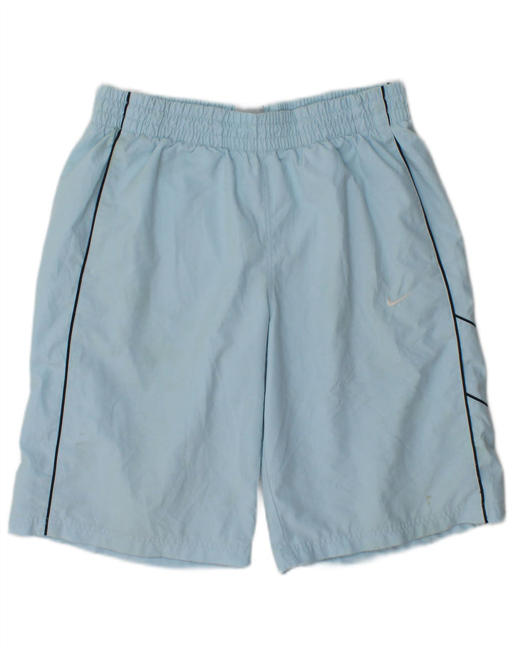 Pantaloni scurți sport Nike pentru bărbați, poliester albastru mediu