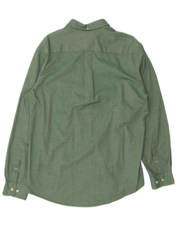 Cămașă pentru bărbați Tommy Hilfiger Classic Fit, bumbac verde mare