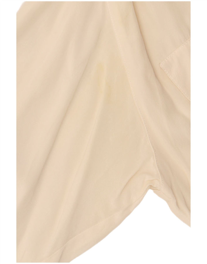 Cămașă VINTAGE pentru femei UK 12 Medium Off White