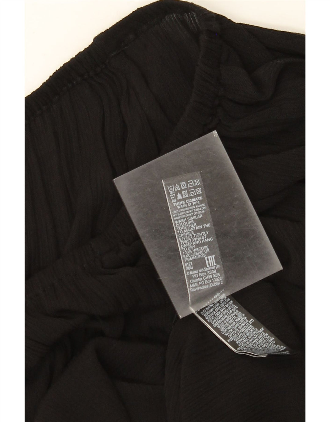 Rochie schimbătoare pentru femei Marks & Spencer UK 14 mare, neagră, viscoză