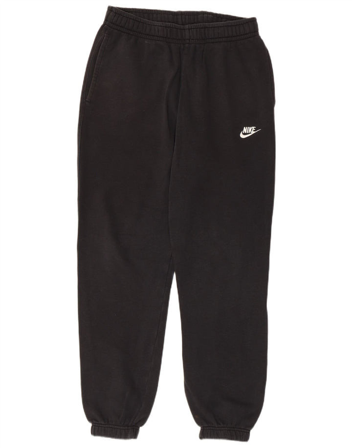 NIKE Mens Tracksuit Trousers Joggers Small  Black Cotton