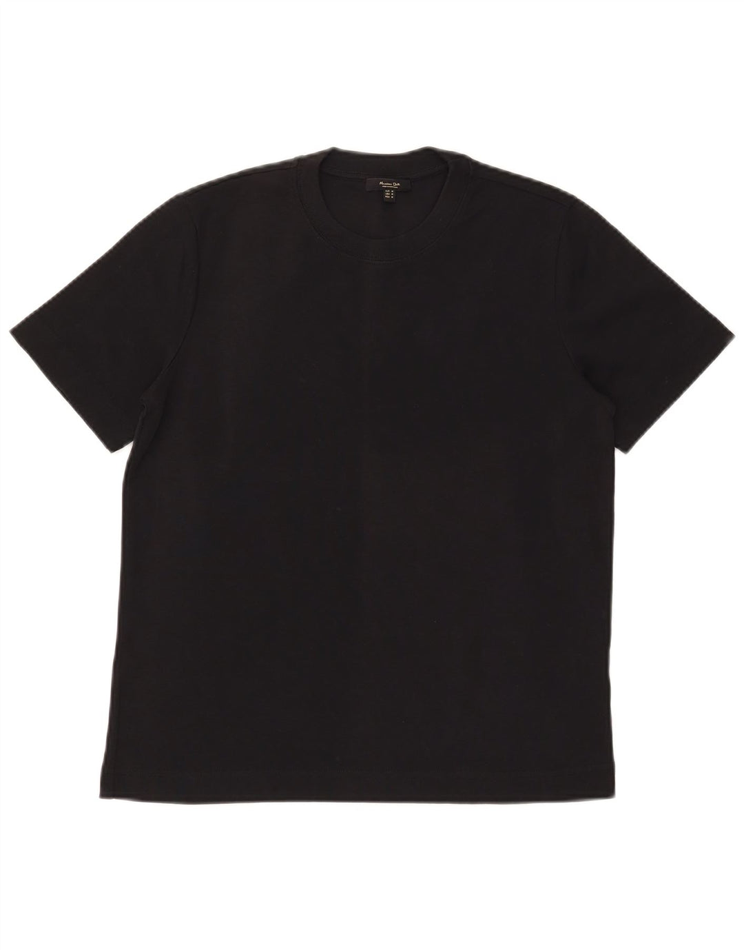 MASSIMO DUTTI Tricou Bărbați Top Mediu Negru