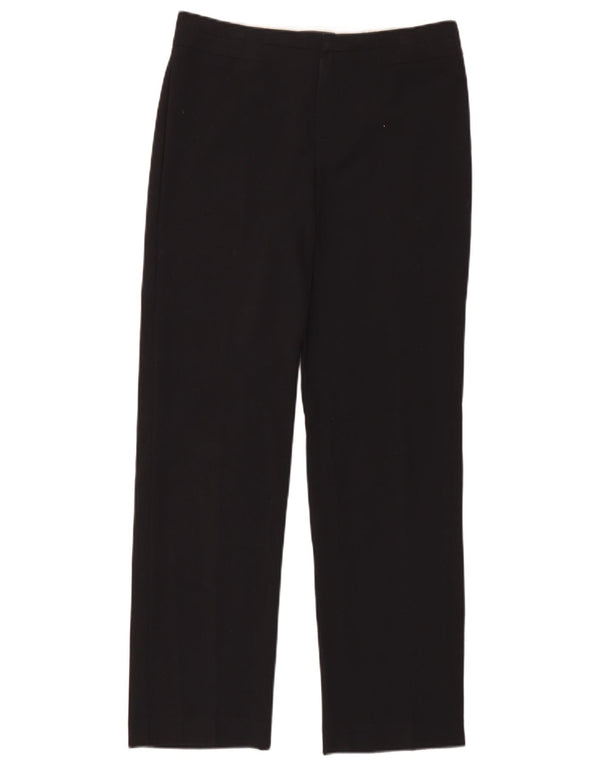 Pantaloni casual drepti pentru femei Marks & Spencer UK 10 Small W32 L30 Negru