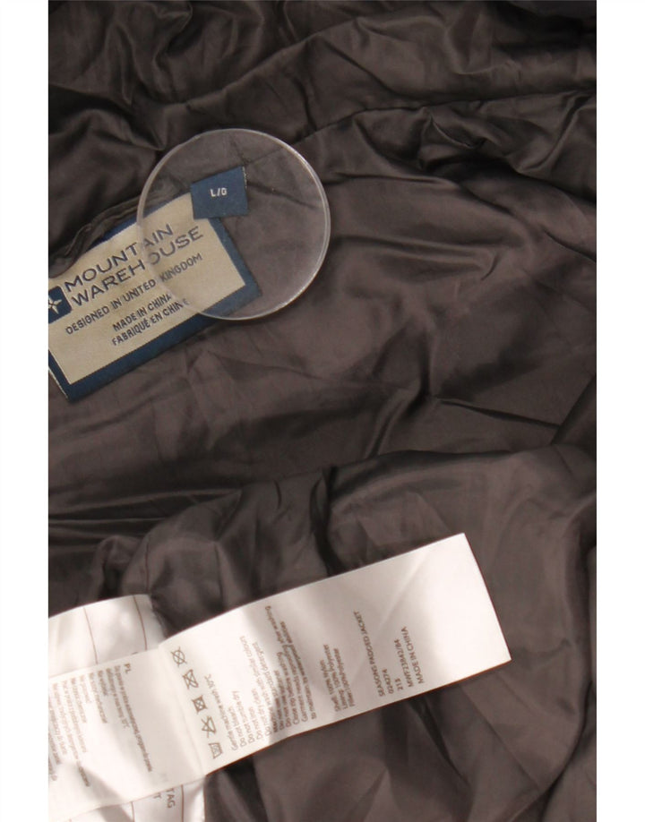 MOUNTAIN WAREHOUSE Jachetă căptușită cu glugă pentru bărbați UK 40, mare, negru