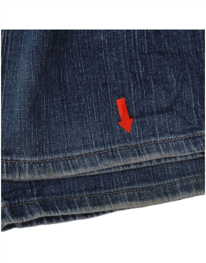 Blugi Levi's 518 Super Low Bootcut W30 L30 Bumbac albastru