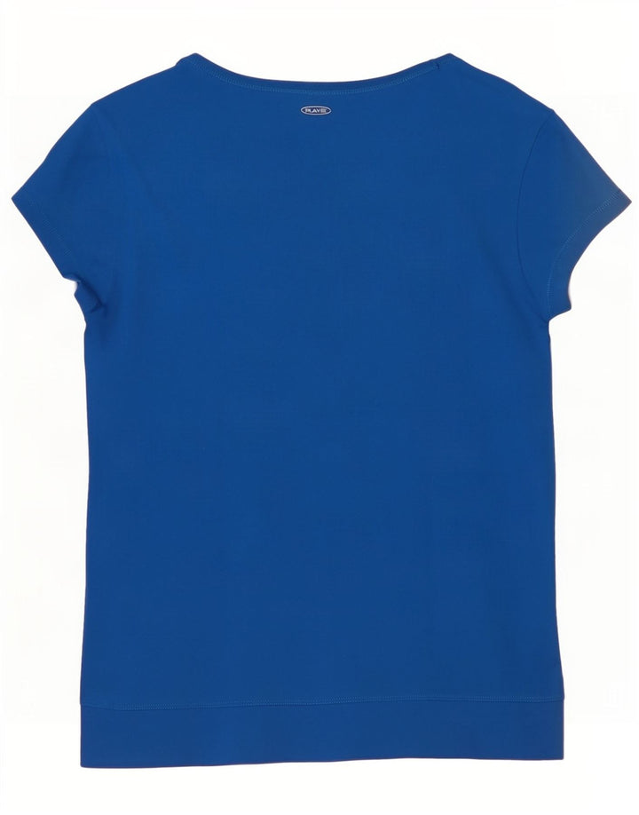 Tricou pentru femei Reebok Top UK 8/10 Small Blue Polyester