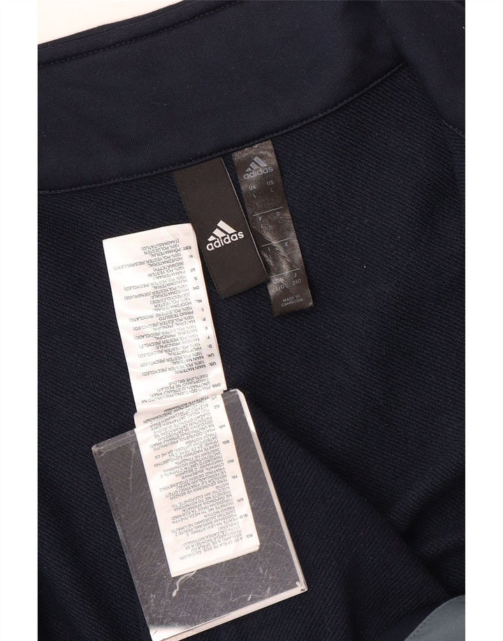 Jachetă de top pentru trening Adidas Aeroready pentru bărbați, mare, albastru bleumarin