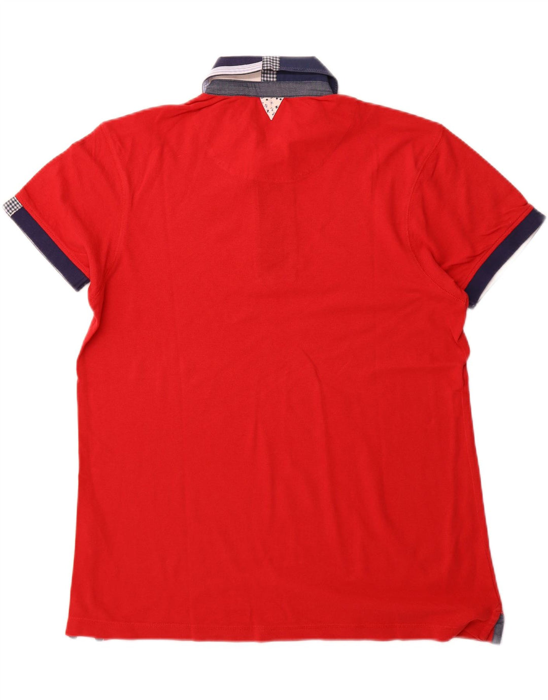 KAPPA Mens Polo Shirt Large Red Colourblock Cotton