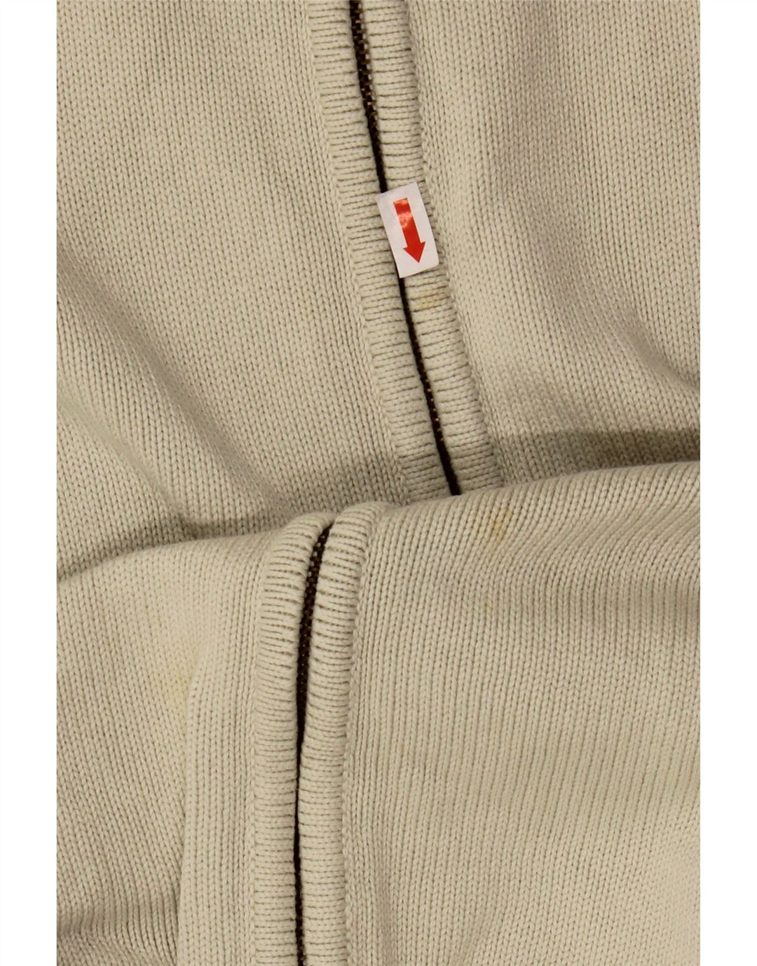 Pulover cardigan pentru bărbați Zara XL din bumbac alb