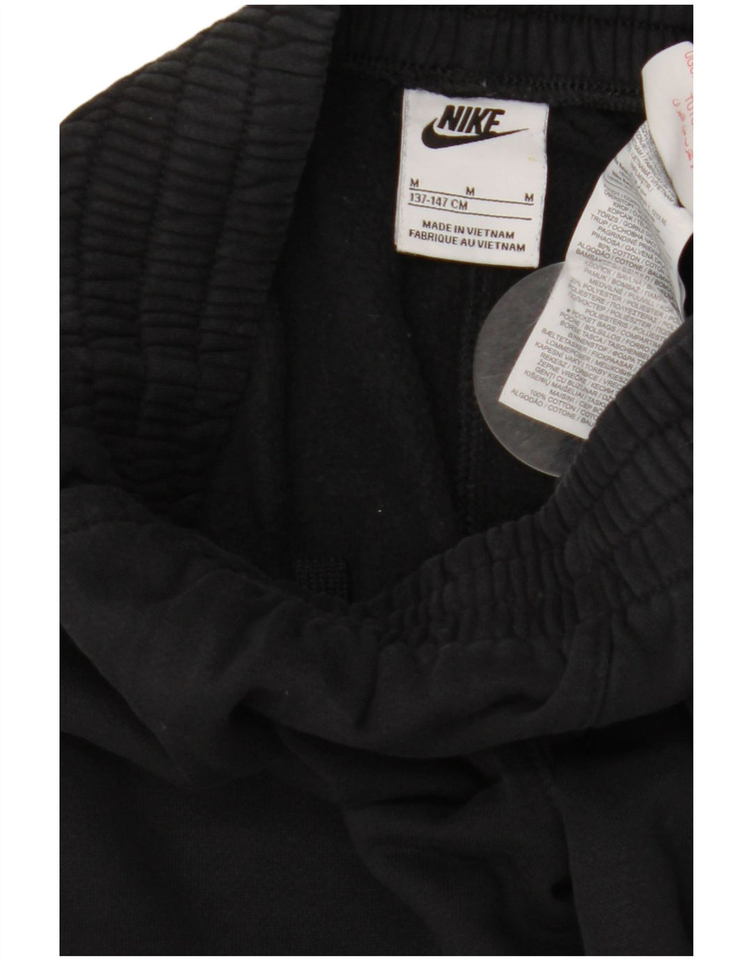 Pantaloni de trening cargo NIKE pentru băieți Pantaloni de jogging 10-11 ani bumbac mediu negru