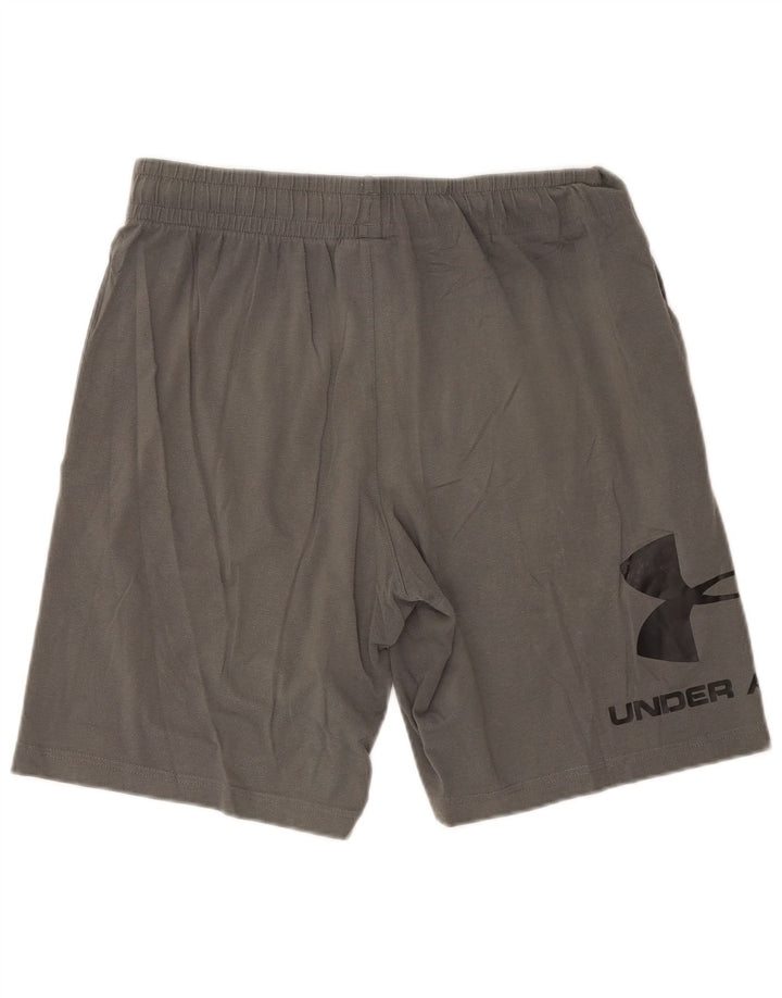 Pantaloni scurți sport grafic Under Armour pentru bărbați, mari, gri