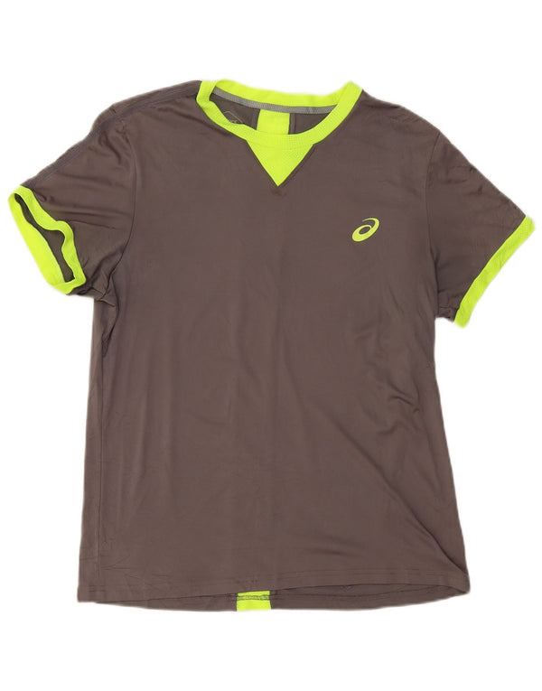 Tricou pentru bărbați Asics Top Medium Gri Colorblock