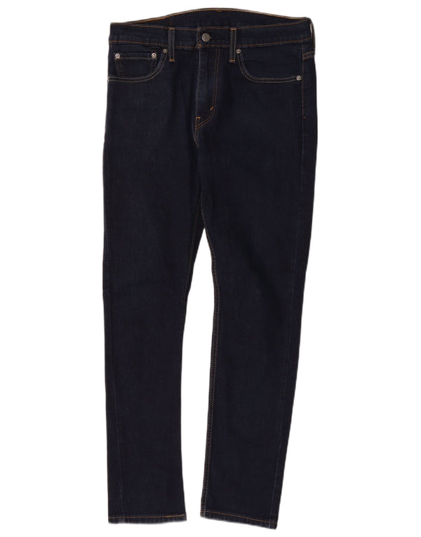 Blugi pentru bărbați Levi's 510 skinny W32 L30 bumbac bleumarin