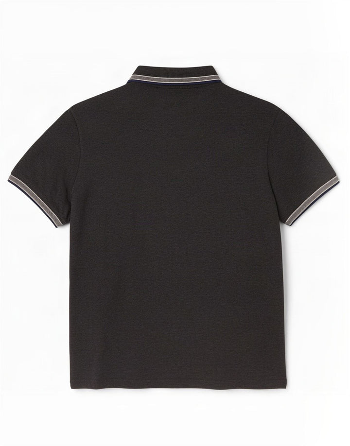 Tricou polo pentru bărbați Hugo Boss, bumbac gri mare