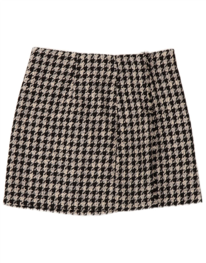Fusta mini pentru femei Zara, mică W26, poliester cu picior de gală negru