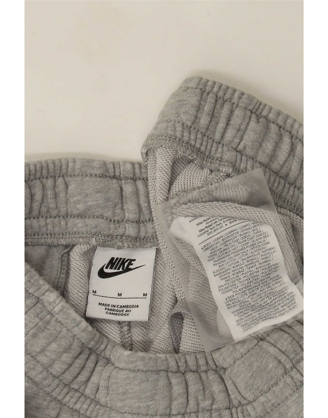 Pantaloni de trening pentru bărbați Nike Pantaloni de jogging, bumbac cu pete gri mediu