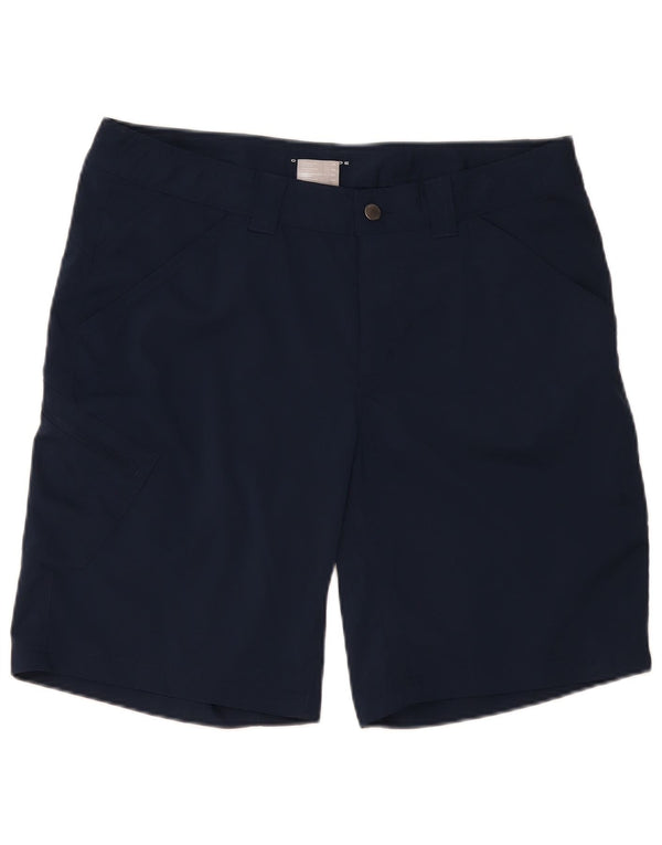 Pantaloni scurți cargo Columbia Omni-Shade pentru bărbați W38 XL, nailon bleumarin