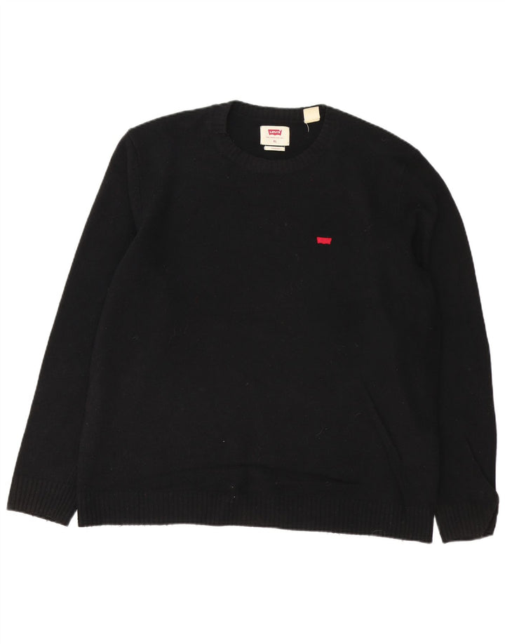 Pulover Levi's Standard Crew Deck Jumper XL Lână Neagră