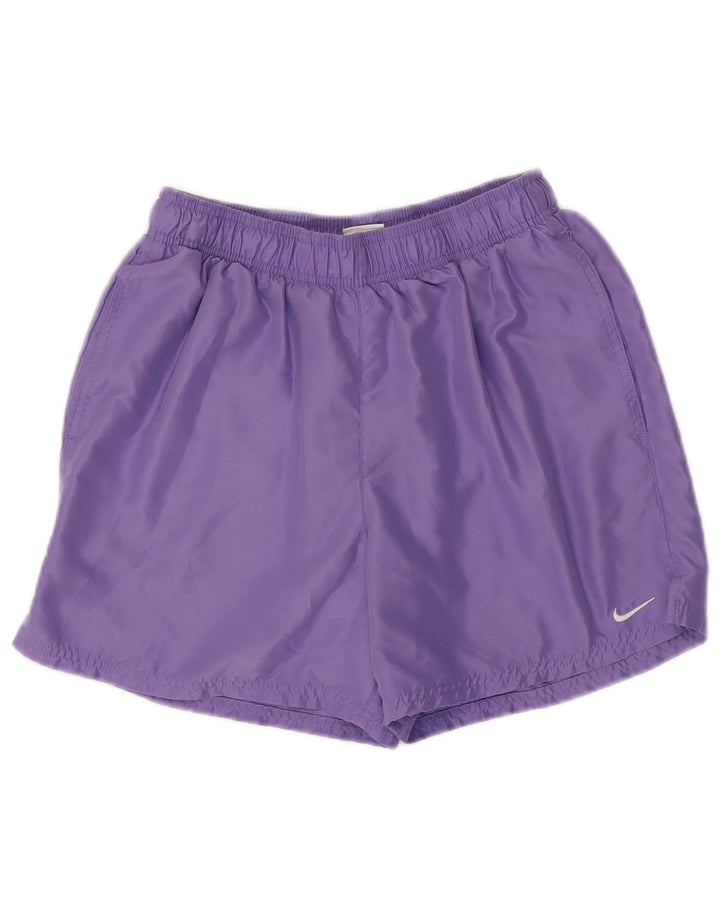 Pantaloni scurti sport Nike pentru femei UK 14 Poliester violet mediu