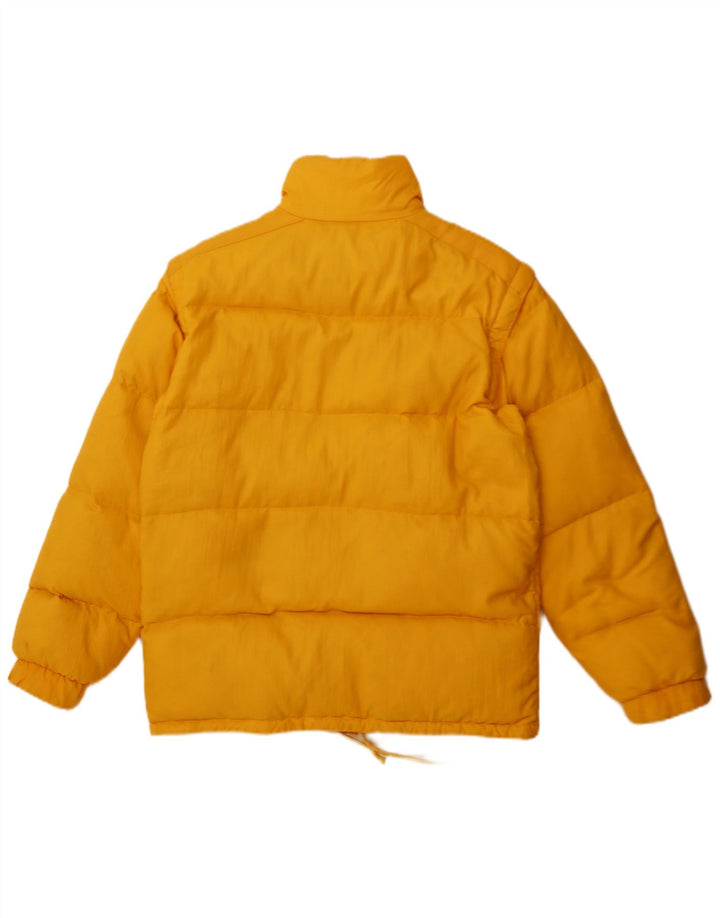 Jachetă căptușită vintage pentru bărbați UK 40, mare, galben din poliester