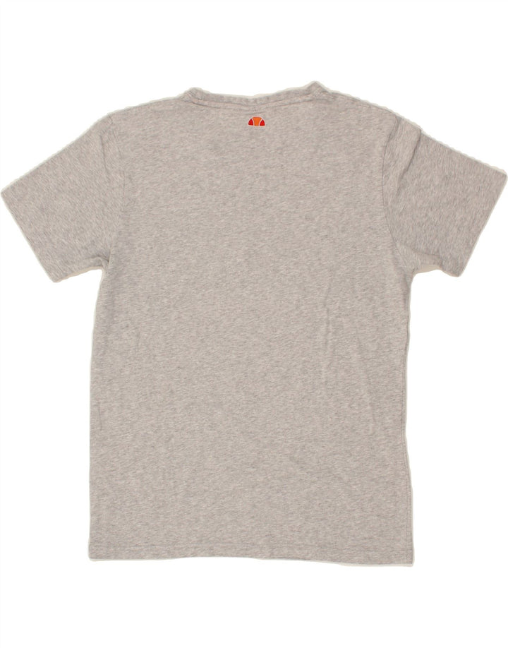 ELLESSE Womens Graphic T-Shirt Top UK 16 Large Grey Vintage Ellesse and Second-Hand Ellesse from Messina Hembry 