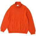 Pulover pentru bărbați C&A cu gât rulat, 2XL, lână portocalie