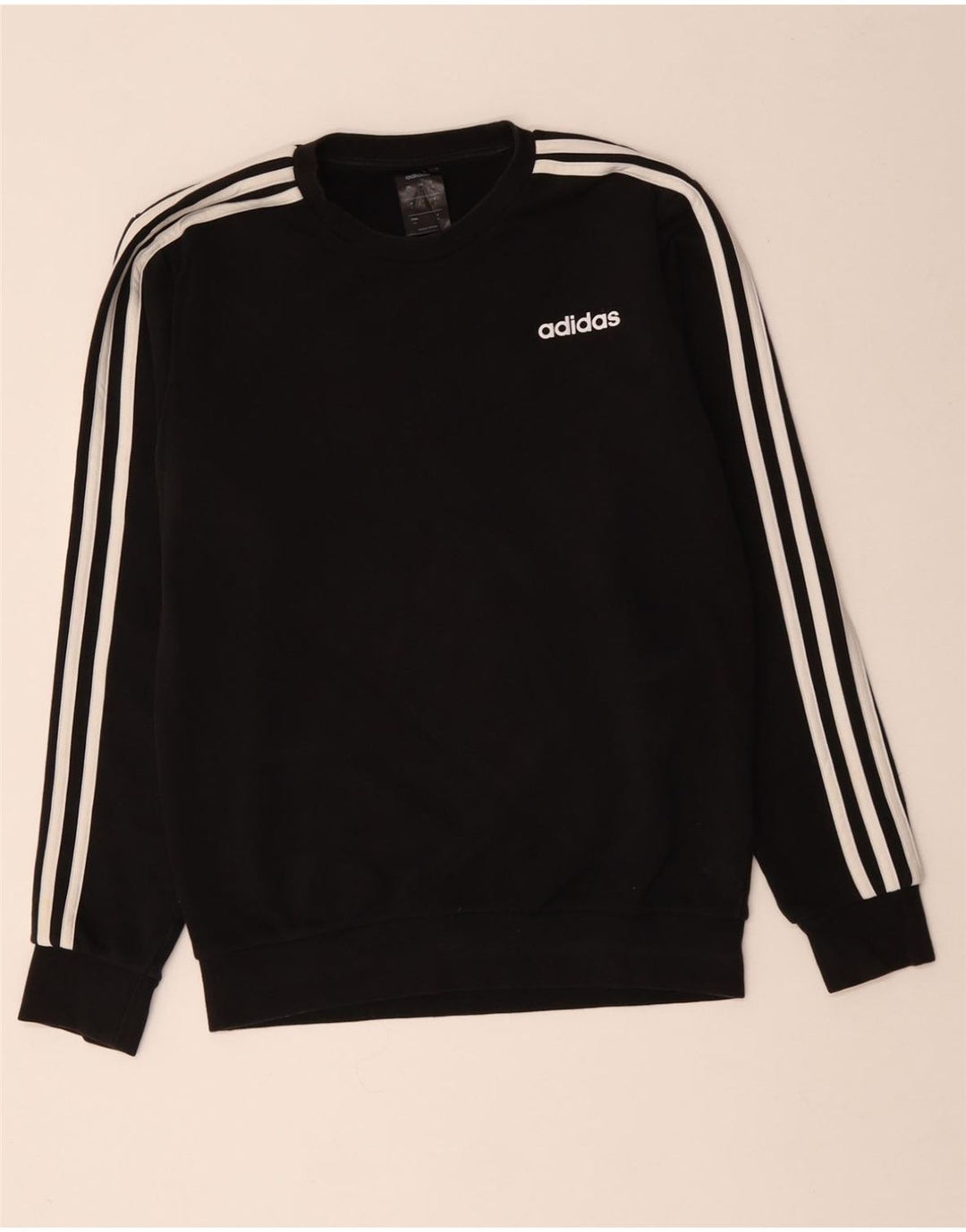 Hanorac pentru bărbați ADIDAS Jumper mic, negru, bumbac