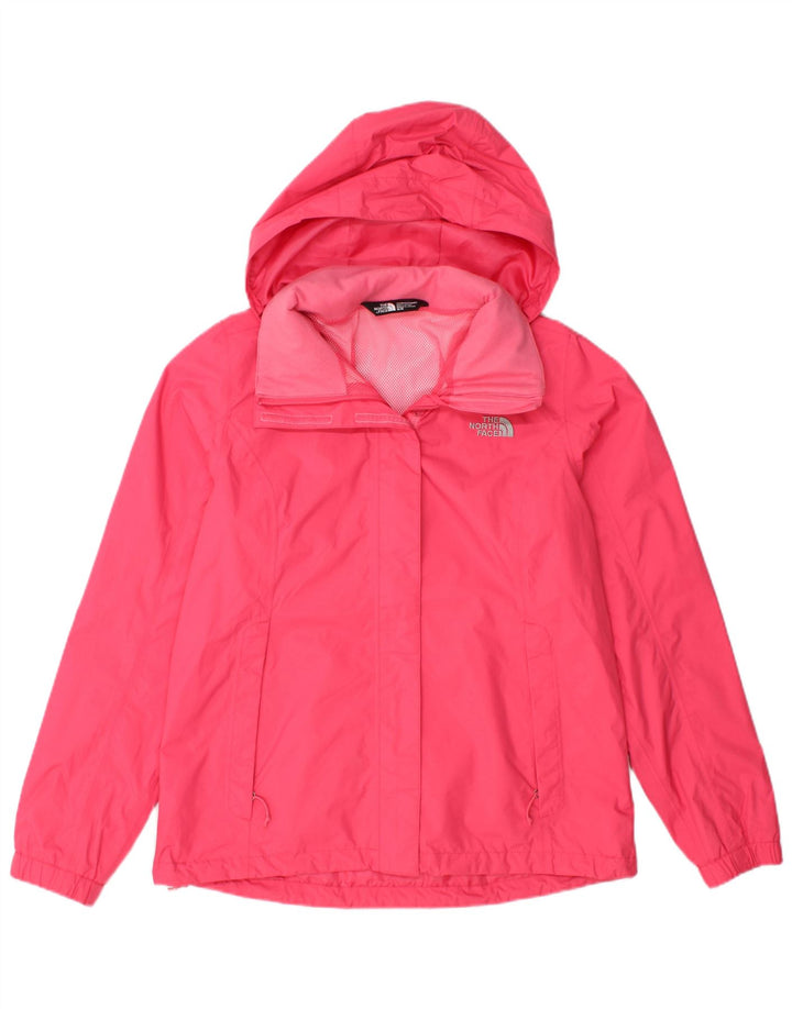 THE NORTH FACE Jachetă de ploaie cu glugă pentru femei UK 14 Medium Pink Nylon