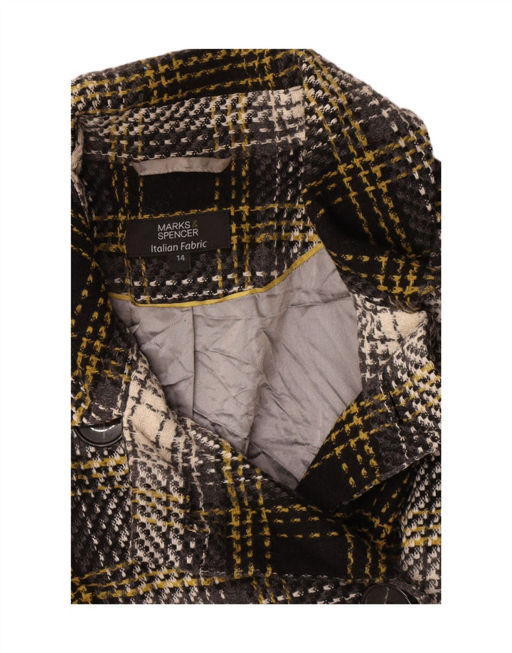 Palton scurt pentru femei Marks & Spencer UK 14, mare, negru, acrilic