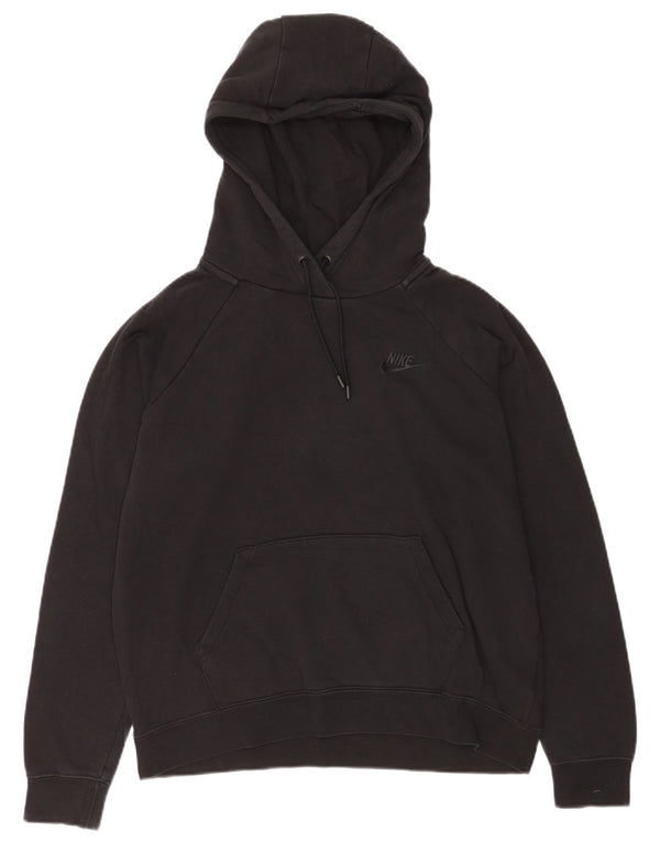 Pulover Nike pentru bărbați, bumbac mediu negru