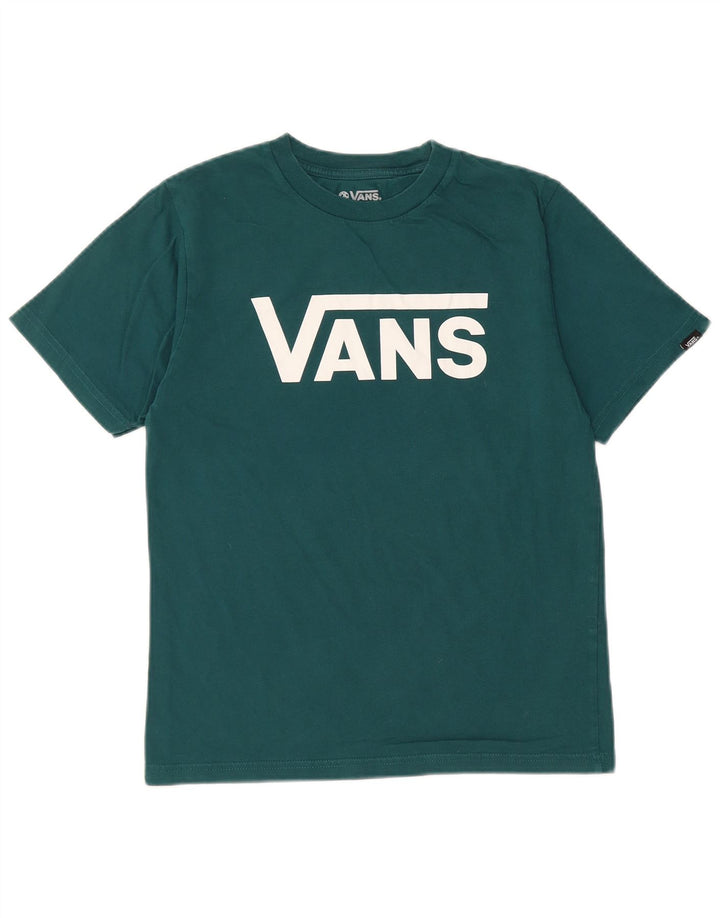 Tricou grafic pentru băieți VANS Classic Fit Top 10-11 ani albastru mediu