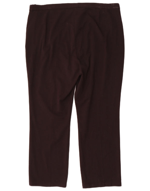 Pantaloni casual drepti pentru femei Marks & Spencer UK 18 XL W40 L30 Negru