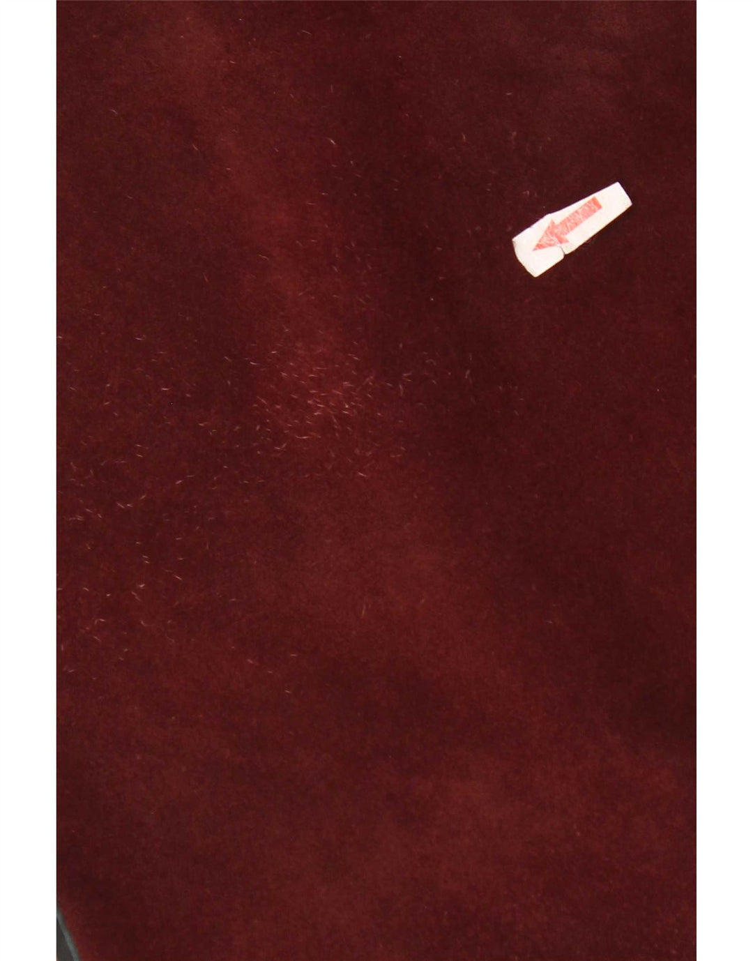 Vestă vintage bărbătească din piele intoarsa XL Burgundy
