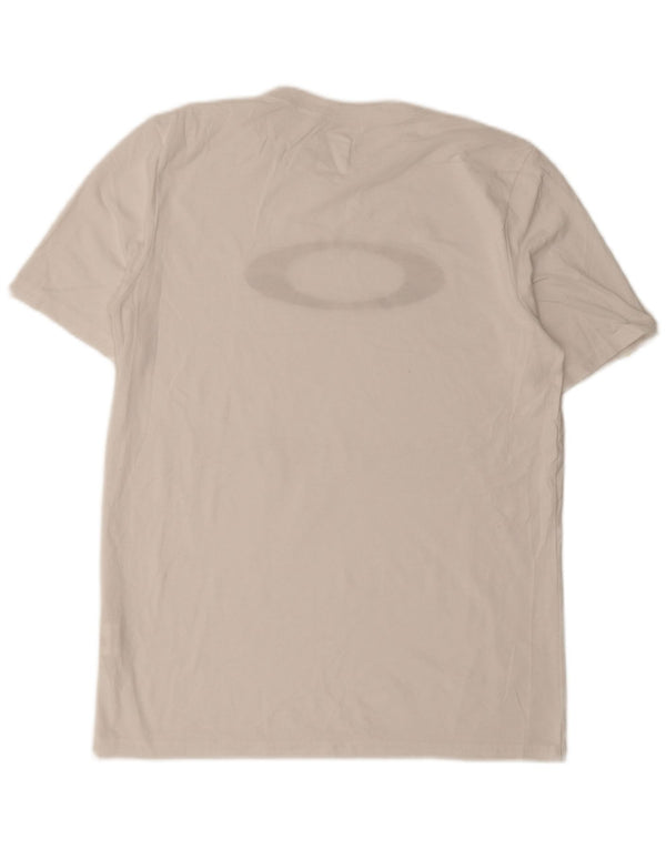 Tricou grafic pentru bărbați Oakley Top Large White