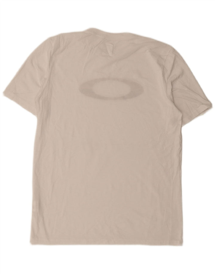Tricou grafic pentru bărbați Oakley Top Large White