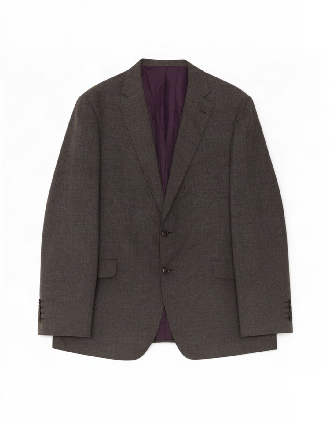 Marks & Spencer jachetă pentru bărbați cu 2 nasturi, UK 46 XL, lână gri