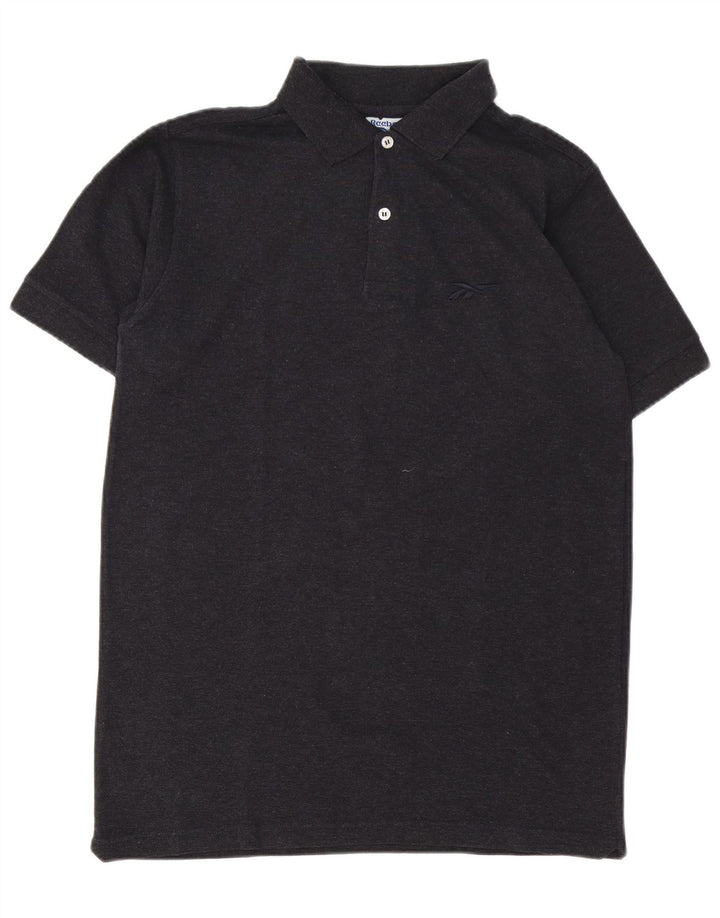 Tricou polo REEBOK pentru bărbați, bumbac, gri mediu