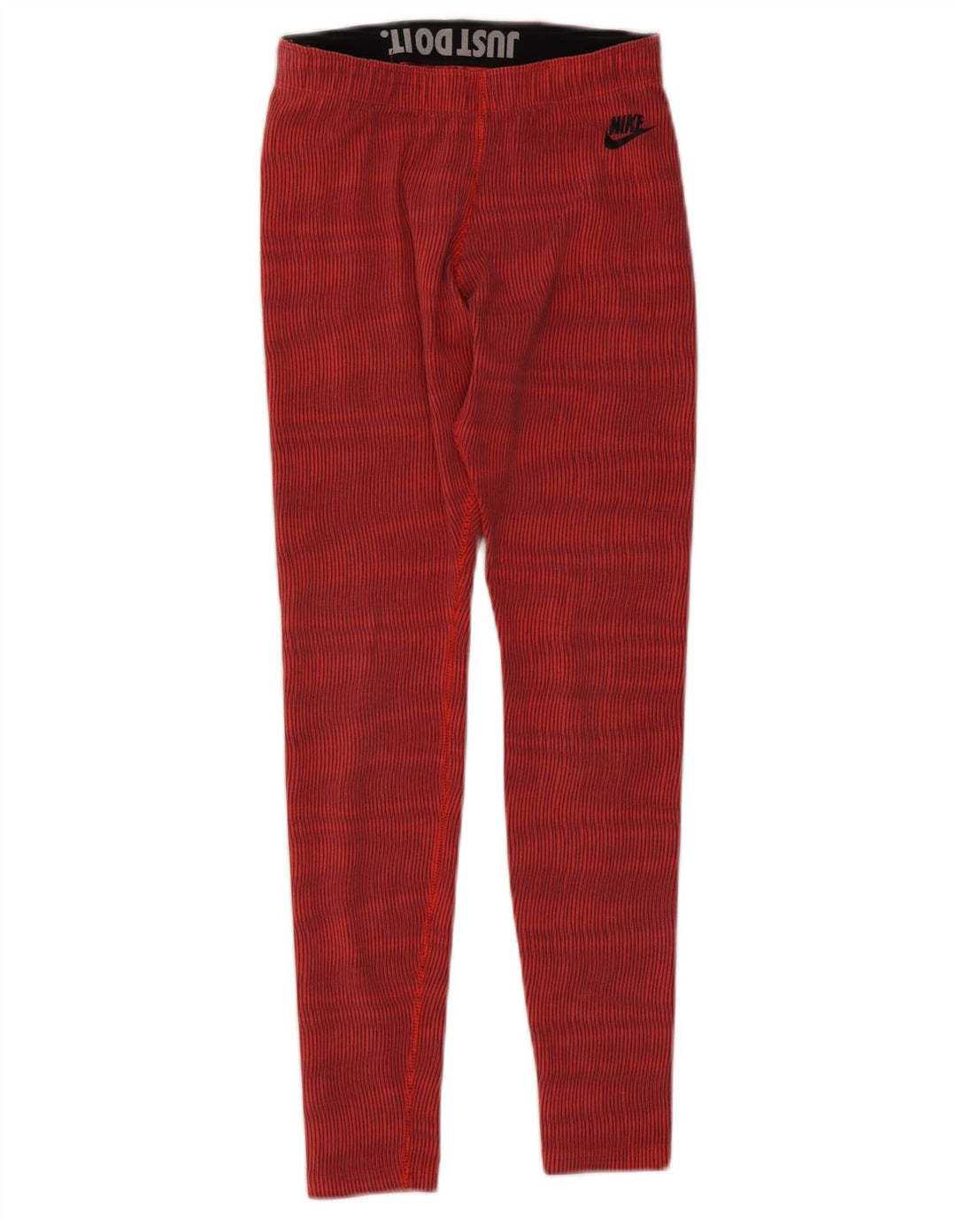 Leggings pentru femei Nike UK 10 Bumbac cu dungi roșii mici