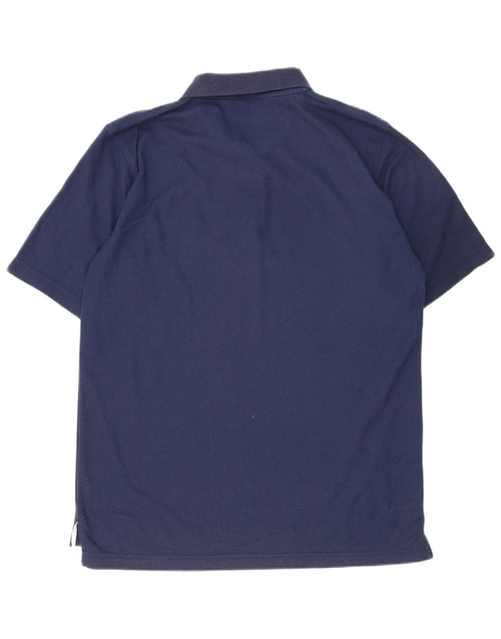Cămașă polo Umbro pentru bărbați, mare, poliester bleumarin