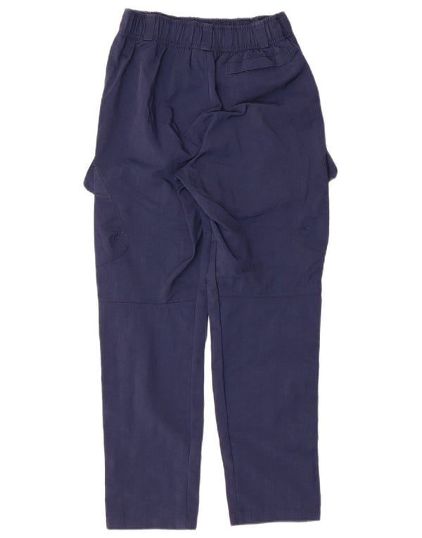NIKE Boys Straight Cargo Trousers 10-11 Years Medium W24 L25 Navy Blue