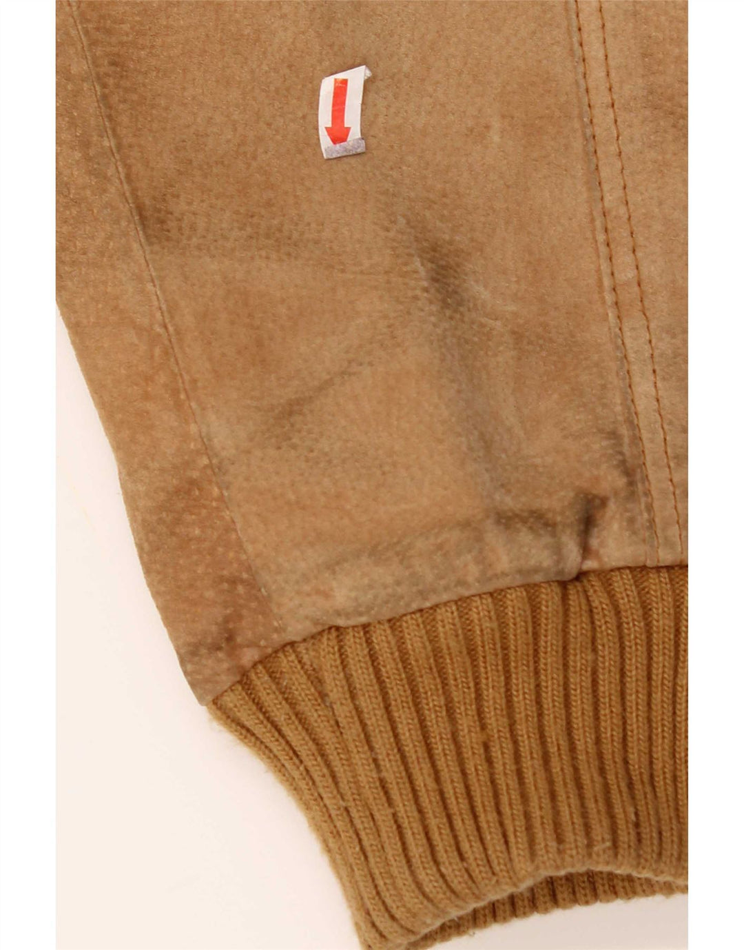 Jachetă vintage pentru bărbați din piele intoarsa UK 42 2XL din piele bej