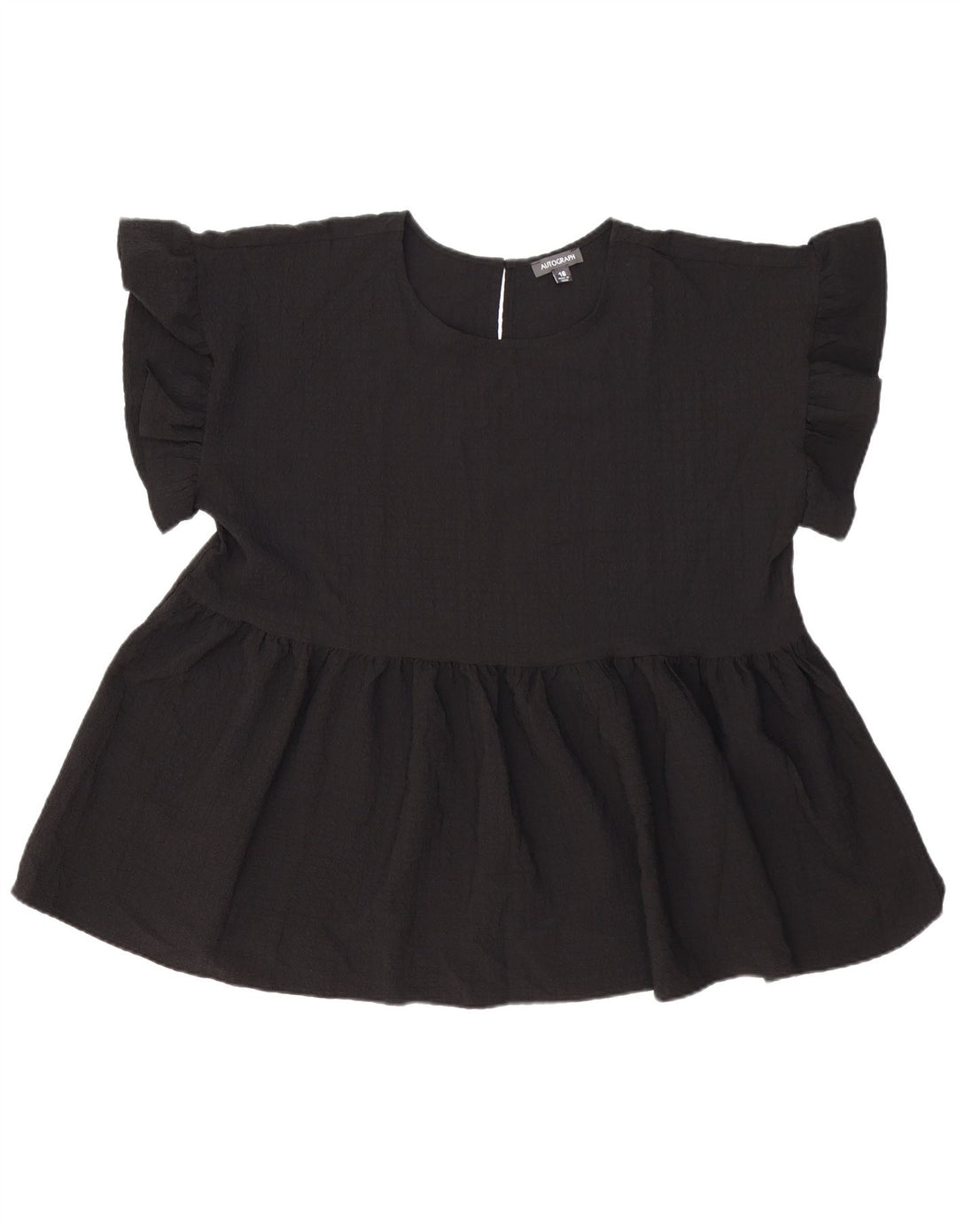 Bluză supradimensionată cu autograf pentru femei Marks & Spencer UK 16 Large Black