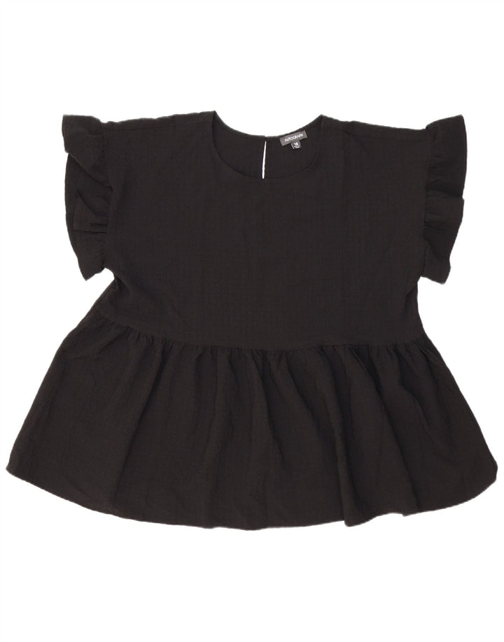 Bluză supradimensionată cu autograf pentru femei Marks & Spencer UK 16 Large Black