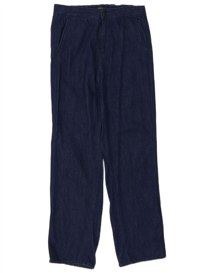 Blugi drepti pentru femei Lee Mici W27 L31 Bumbac bleumarin