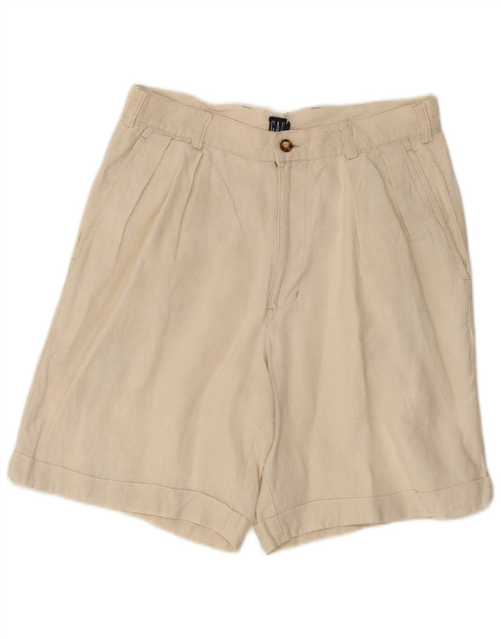 Pantaloni scurți chino pegged GAP pentru femei W30, in alb mediu