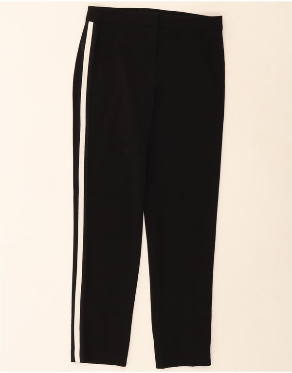 Pantaloni casual drepti pentru femei CALVIN KLEIN US 6 Medium W30 L28 Negru