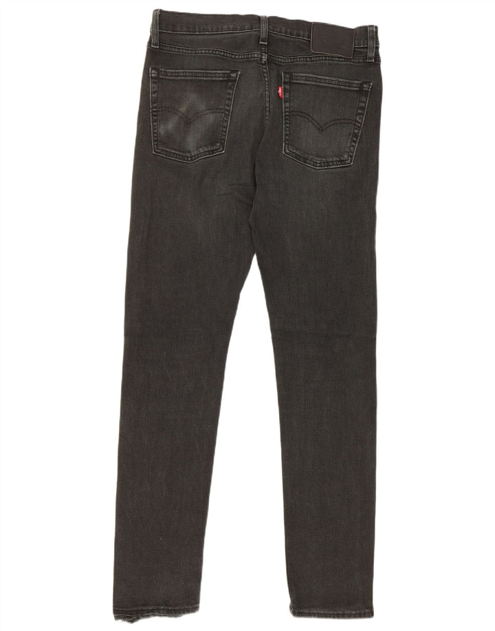Blugi slim pentru bărbați Levi's W32 L32 bumbac negru