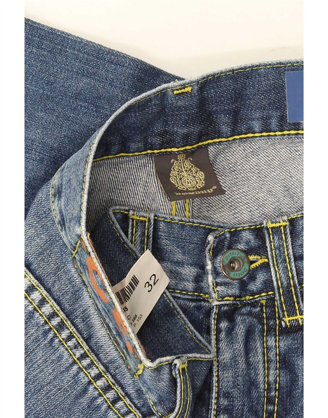 Blugi Dondup pentru bărbați standard drepti W32 L28 bleumarin