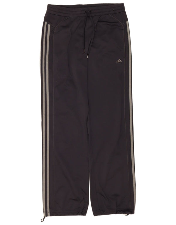 Pantaloni de trening Adidas Climalite pentru femei UK 12 Medium Gri Poliester